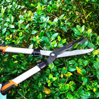 GARCARE 4 IN 1 Garden Shears Pruning Set with Bypass Pruning Shears Compound Lopper and Hedge Shears and Folding Saw with Carbon Steel Sharp Blades