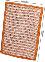 Redecker Copper Cleaning Cloth Dual-Sided Copper & Microfiber Kitchen Scrubber for Pots Pans Stove & Sink 1 Pack 5.7 x 4.1 in Made in Austria