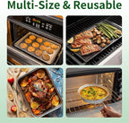 10-Pack Heavy Duty Oven Rack Cleaning Bags,19.7 * 27.5 inch，No Scrub Reusable Leak-Proof Soaking Bags for Grill Grates，Universal Fit for Oven Racks, Griddles and Smoker Grates