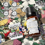 HIQILI Love of Water Diffuser Oil for Aromatherapy, Inspired by Kenz. o's L'Eau, Water or Waterless Difffuser, Wool Dryer Balls - 0.34 Fl Oz