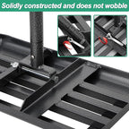 COCONUT Lawn Leveling Rake, 17x10 Heavy Duty Metal Head with Stainless Steel Grip, Adjustable Handle Dirt Ground Level Tool for Yard Garden (72 Inch)