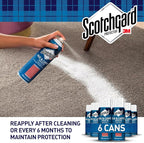 Scotchgard Carpet & Upholstery Protector Spray, 14 oz (Pack of 6) – Blocks Stains & Resists Soiling, Fabric Stain Guard for High-Traffic Areas, Easy to Apply for Long-Lasting Protection