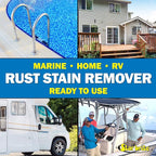 Star brite Rust Stain Remover - Easily Clean Corrosion Stains Off Fiberglass, Vinyl, Metal & Painted Surfaces, 128 oz - 1 Gallon