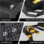 Power Tool Organizer Wall Mount with 4 Power Outlets & Charging Station &420lbs Capacity, Tool Battery storage, Metal Heavy Duty Wall Mounted Drill Holder for Garage Workshop, Men Gifts