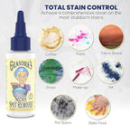 Grandma's Secret Spot Remover - Chlorine, Bleach and Toxin-Free Stain Remover - Stain Remover for Clothes - Fabric Stain Remover Removes Oil, Paint, Blood and Pet Stains – 2 Ounce, 6 Pack