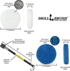 Drill Brush - Drill Attachment - Bathroom - Power Scrubber Pads - Cleaning Pads - Bath - Shower Door - Scouring Pad Kit - Bath Mat - Bathroom Sink - Shower Cleaner - Vinyl Flooring - Scrub Pads