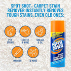 Spot Shot Instant Carpet Stain Remover, 16 Oz [2-Pack]