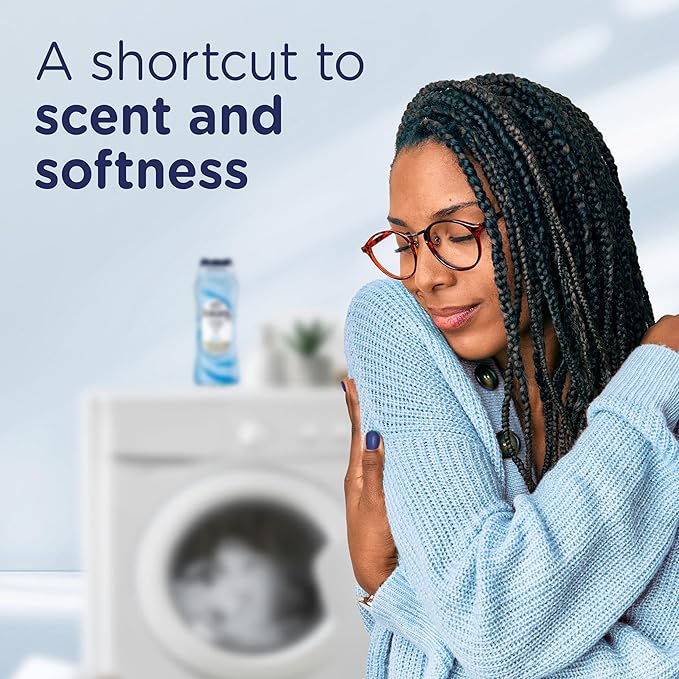 Downy Blends In-Wash Laundry Scent Booster Beads, Meadow Rain Scent, 13 OZ, Fabric Sottener Beads and Freshness