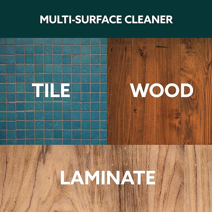Natural Holiday Pine Scented Mop Cleaner (3 Pack) - Streak-Free Floor Cleaning Solution for Wood, Laminate & Metal Flooring - Removes Dirt, Spills, Grime & Sticky Residue 96 fl. oz total