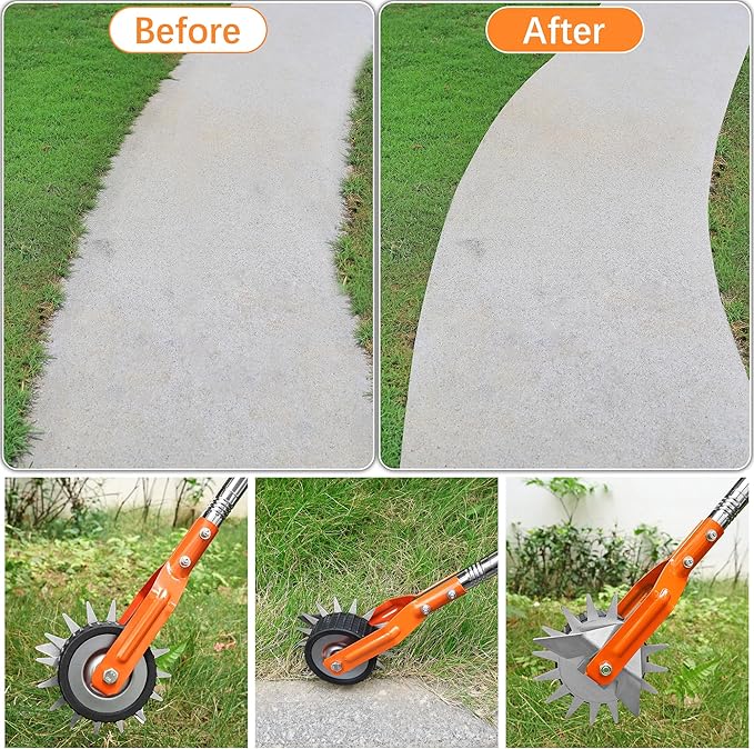 Manual Edger Lawn Tool, Sidewalk Grass Manual Lawn Edger Lawn Tool for Landscaping