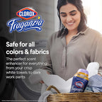 Clorox Fraganzia Laundry Scent Booster Crystals, In-Wash Fragrance Beads for Fresh-Smelling Clothes & Linens, Safe for All Fabrics & Colors, Easy-Pour Bottle, Lavender with Eucalyptus, 70 Oz - 6 Pack