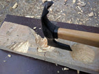 Elegant Small Bearded Hatchet/Axe Combined with Curved Adze Blade - Bowl Makers Tool- Rare!!!