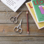 Premium Craft Scissors with Extra Sharp Blades 5 Inch - Ideal For Sewing, Cross Stitch Crochet - With Protective Cover…