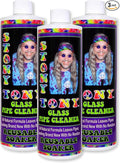 Glass Pipe Cleaner 3 16oz Bottles.