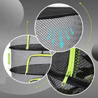 LUKETURE 4-Layer Hanging Herb Dryer Rack - with U-Zipper Mesh Net & Hook, Foldable Collapsible Drying Rack for Plants, Herbs, Flowers, Fish, Jerky, Laundry