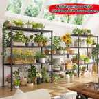 REIBII 35.5" W Wire Shelving Storage Shelves Metal Shelves Heavy Duty Shelving, Adjustable Garage Storage Wire Shelf Pantry Shelves for Kitchen Rack, Bedroom, 35.5''W x 14''D x 59''H