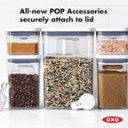 OXO Good Grips POP Container - Airtight Food Storage - 1.9 Qt for Snacks, Sugar and More (Pack of 8)