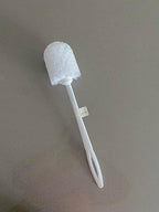 Rubbermaid Commercial Products 15" Toilet Brush, White, Toilet Bowl Brush for Bathroom, Professional/Janitorial Scrub Brush for Toilet