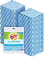 Scotch-Brite High Performance Kitchen Wipes, 5-Wipes/Bag, 12 Bags/Case (60 Wipes Total)
