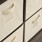 Sauder Stow-Away 4-Cube Organizer, in Smoked Oak Finish