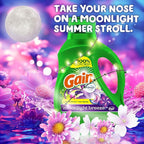 Gain Liquid Laundry Detergent, Moonlight Breeze Scent, 113 fl oz, 78 loads, Freshness + Odor Fighting, High efficiency washing machine iquid cleaning soap