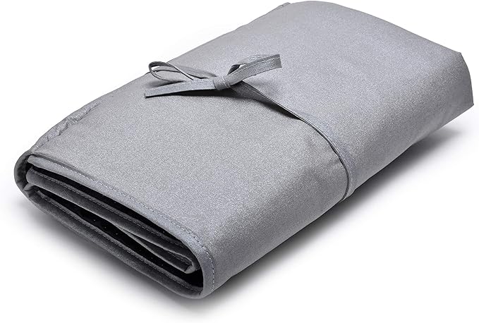 Handy Laundry Portable Ironing Mat - Easily Change Any Flat Surface into an Ironing Board. Features Silicone Slip Resistant Iron Rest to Safely Place Your Hot Iron. Easy to Take Along When Traveling.