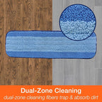 Bona Hardwood Floor Premium Spray Mop - Includes Hardwood Floor Cleaning Solution and Machine Washable Microfiber Cleaning Pad - Dual Zone Cleaning for Faster Cleanup - Spray Mop for Wood Floors