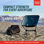 GRAND TRUNK Caddis HD – Heavy Duty Portable Outdoor Chair, Lightweight Camping Chair, Compact Folding Design for Travel, Backpacking & Outdoor Adventures (Storm Blue)