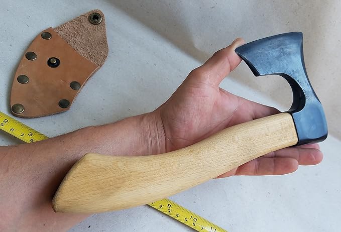 Mini Carving Bearded Axe with Sheath by mapsyst