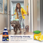 Bissell CrossWave & SpinWave Wood Floor Cleaning Formula, 32 oz, Dissolves Dirt, Grime, and Sticky Messes, Safe on Sealed Floors, Pair with CrossWave, SpinWave, & Other Hard Surface Cleaners, Lemon