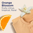 Downy Light Laundry Scent Booster Beads, Orange Blossom Scent, 24.0 OZ, In-wash fabric beads designed to be gentle with a light boost of scent, No Heavy Perfumes