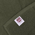 Utopia Towels 24 Pack Cotton Washcloths Set, 100% Ring Spun Cotton, Premium Quality Flannel Face Cloths, Highly Absorbent and Soft Feel Fingertip Towels, Dusty Olive