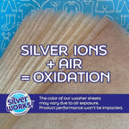 Deodorizer Laundry Odor Eliminator For Clothes - Natural Silver Ion Infused Washer Sheets - Laundry Deodorizer Odor Eliminator - Lasting Laundry Odor Remover Dryer Deodorizer –24 Loads