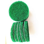 20 Pieces Scrub Pads Drill Power Brush Tile Scrubber Scouring Pads Cleaning Kit Including 2 Kinds of Abrasive Buffing Pads Replacement for Home Kitchen House Indoor Outdoor Cleaning (5 Inch)
