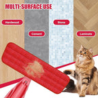 Spray Wet Mops for Hardwood Floor Cleaning: EXEGO Microfiber Dry Dust Spray Mop with 3 Washable Pads fit for Swiffer PowerMop - Wet Jet Mop Flat Floor Mops with Sprayer for Wood Laminate Ceramic Tiles