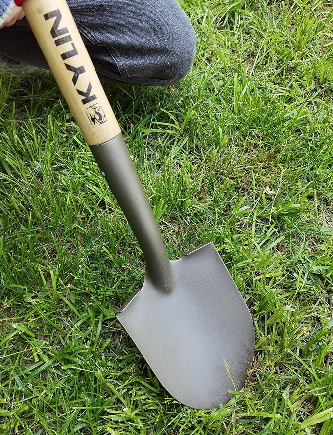 GardenAll 7-Piece Shovels Rakes Hoe Set Garden Tools Gifts for Women Long Wood Handle Pointy Shovels for Digging Short Handle Shovel Meteal Rakes Cultivator Set