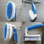 PHYEX Scrub Brush, 2 Pack Household Cleaning Brushes with Stiff Bristles, Scrubbing Brush for Carpet, Shower, Bathtub, Kitchen, Pool Tile, Bathroom Scrubber, Small