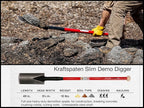 IDEALSPATEN - Made in Germany Since 1899 - Kraftspaten Slim Demo Digger, All Steel, Sharpened Edge, Breaker Bar 11lb - 49in (Kraftspaten Slim)#IS160
