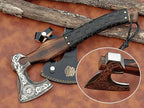 | Exquisite Handmade Viking Axe - Ideal for Collectors & Enthusiasts | Authentic, Artisan-Crafted | Medieval Styled Axe with Durable and Robust High Carbon Steel (GC-AX07)