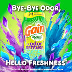 Gain Odor Defense In-wash Scent Booster, Super Fresh Blast scent, 16 OZ, 2 in 1 Freshness plus Odor Protection, laundry scent beads