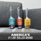 Scotch-Brite Pet Hair Pickup Extra Sticky Lint Roller, Designed for Removing Fur + Fluff on Couches, Clothes, Dog and Cat Beds, & More, 6 Pack, 420 Easy-Tear Adhesive Sheets Total