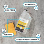 Zogics Peroxide Powered Cleaner Degreaser, 32 oz Bottle Makes up to 8 Gallons - Meets ECOLOGO Standards