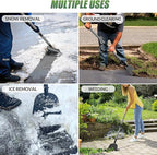 Walensee Flat Shovel, Floor Scraper, 54 inch Garden Scraper for Walkway, Weed Remove Tool for Lawn Edging, Cleaning Scraper for Road Outdoor, Driveway Weeding Tool， Ice Scraper & Ice Removal Tool