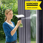 Kärcher Window Cleaner Tool, Spray Bottle, Replacement Part for Kacher Window Vacs - with Microfiber Pad (for indoor use)