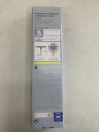 MR.SIGA All Purpose Silicone Squeegee for Shower Door, Mirror, Glass, Streak Free Shower Squeegee, Pivoting Bamboo Handle, Includes 1 Suction Hook, 10 inch Wide, Gray, 1 Pack