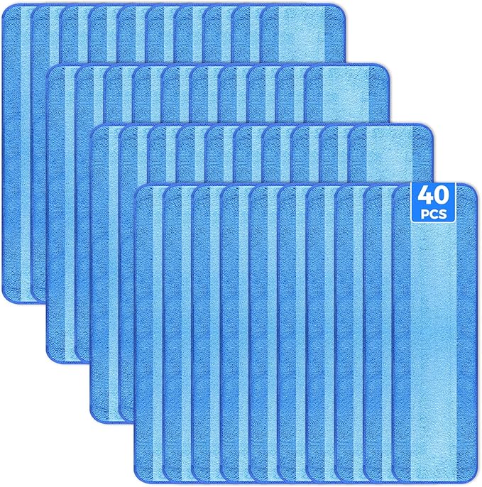 Microfiber Cleaning Pads are Compatible with Bona Mop (40PCS)