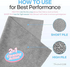 Fantasticlean XL Tear-Away Microfiber Cleaning Cloth Roll, 16'' by 16''- 36 Sheets, Thick & Large Detailing Towels, Ultra Absorbent, Lint-Free Reusable Wipes for Home, Car or Outdoor (Glossy Grey)