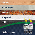 RMR Brands DIY Mold Remover Bundle - Complete Mold Killer & Stain Remover Bundle - Mold and Mildew Prevention Kit, Disinfectant Spray, Includes 2-32 Ounce Bottles