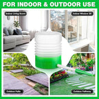 Qualirey 1 Pack Diatomaceous Earth Powder Duster with 6 Inch Extension Nozzle, Diatomaceous Earth Powder Duster for Pest Control, Sprayer for Indoor and Outdoor Use