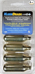 Kleer Drain 101 Replacement Cartridge, 4 Pack